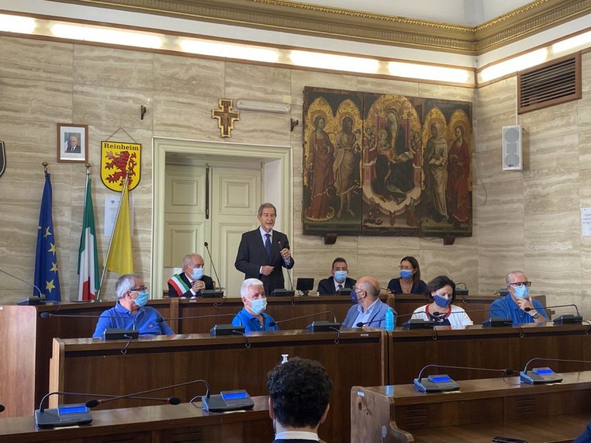Licata, Musumeci in visita ufficiale: «La lotta al dissesto idrogeologico una priorità»