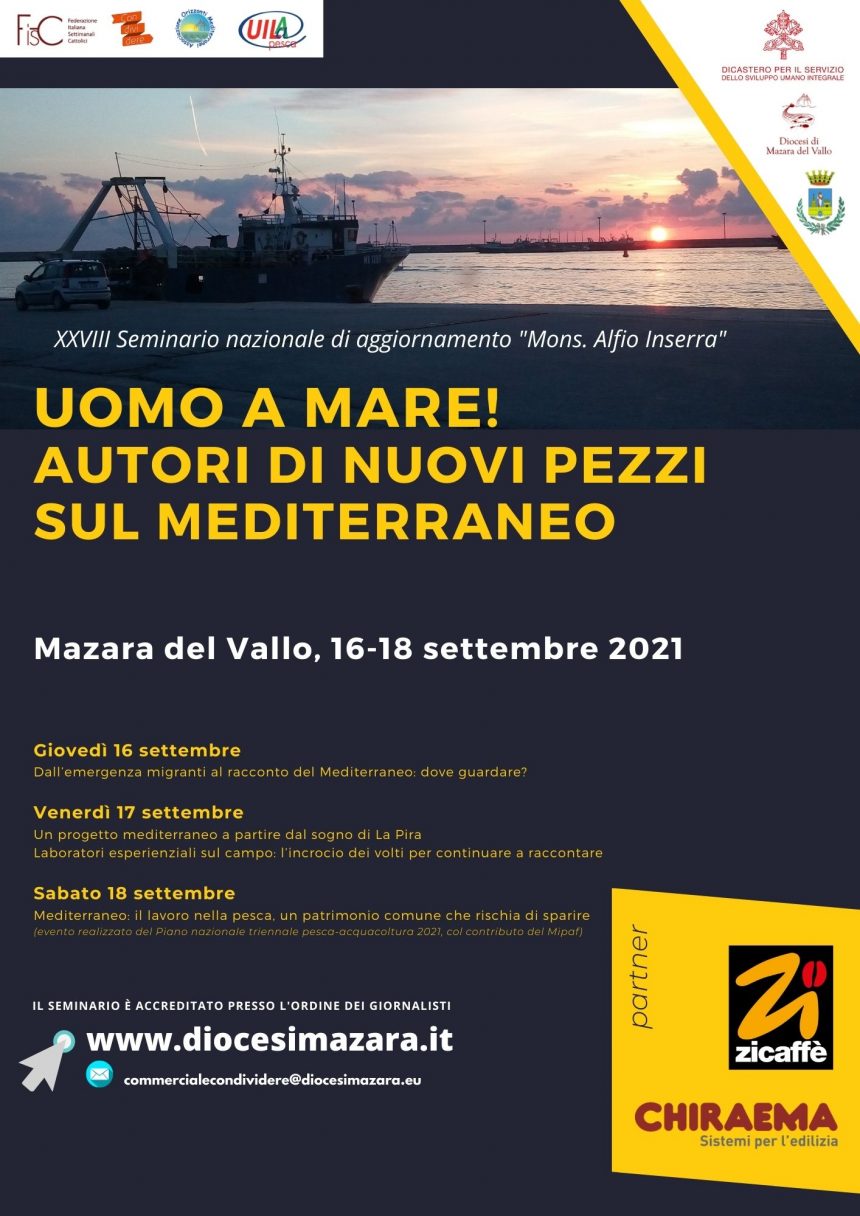 “Uomo a mare… autori di nuovi pezzi sul Mediterraneo”. A Mazara del Vallo il seminario Fisc con un week-end di formazione