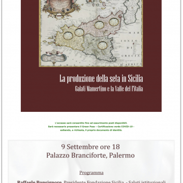 Presentazione del libro “La produzione della seta in Sicilia”