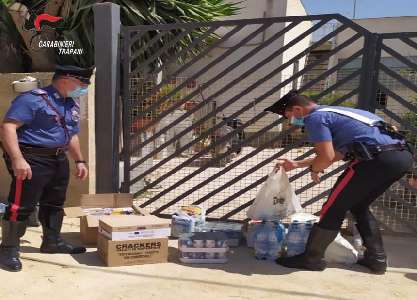 Mazara del Vallo: in quarantena per positività da covid-19 non ha nessuno che gli porta la spesa. Ci pensano i Carabinieri