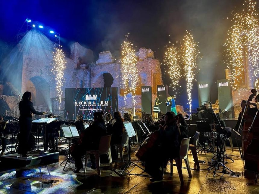 La Women Orchestra al Teatro Antico di Taormina per gli Eu Web Awards 2021