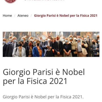 Un po’ di Marsala tra le mani di un Nobel