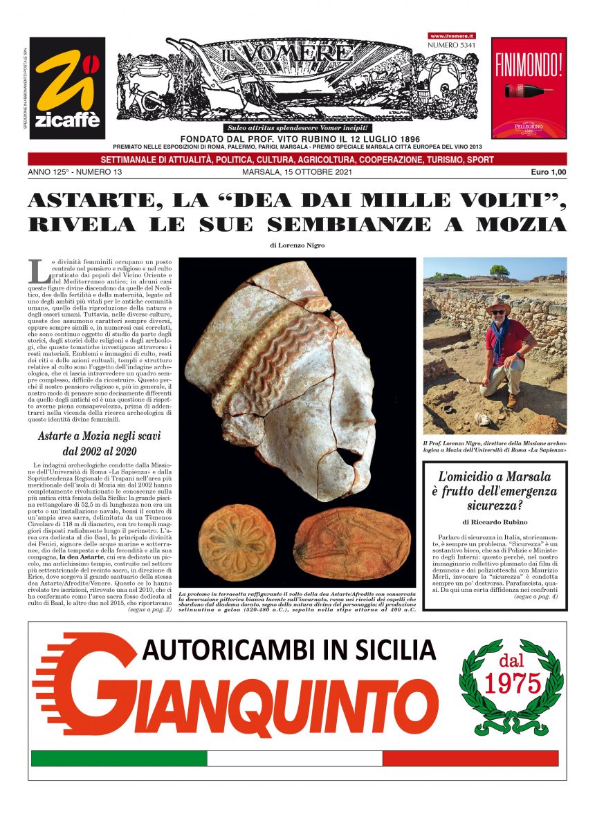 Siamo in edicola. Ecco la prima pagina del Vomere