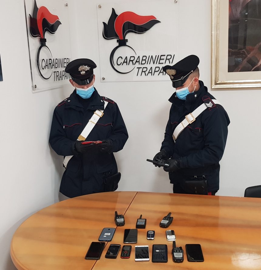 Trapani, operazioni contro le rapine in villa.3 indagati con il reddito di cittadinanza. I carabinieri sequestrano anche ricetrasmittenti e un rivelatore di microspie