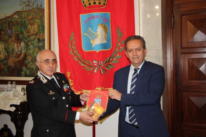 Il Comandante della Legione Carabinieri Sicilia incontra il Sindaco di Marsala