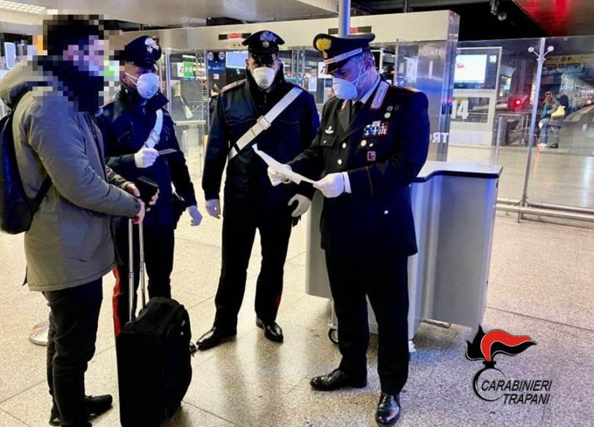 Pantelleria: rientra illegalmente in Italia e va in aeroporto a prendere un aereo. Arrestato dai Carabinieri
