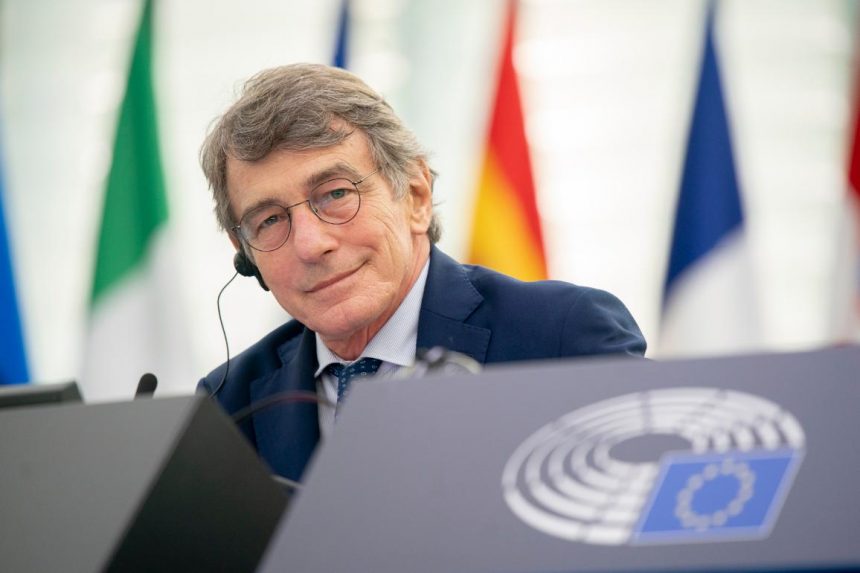 Commemorazione a Strasburgo del Presidente Sassoli. “La tua lotta per la democrazia continua”