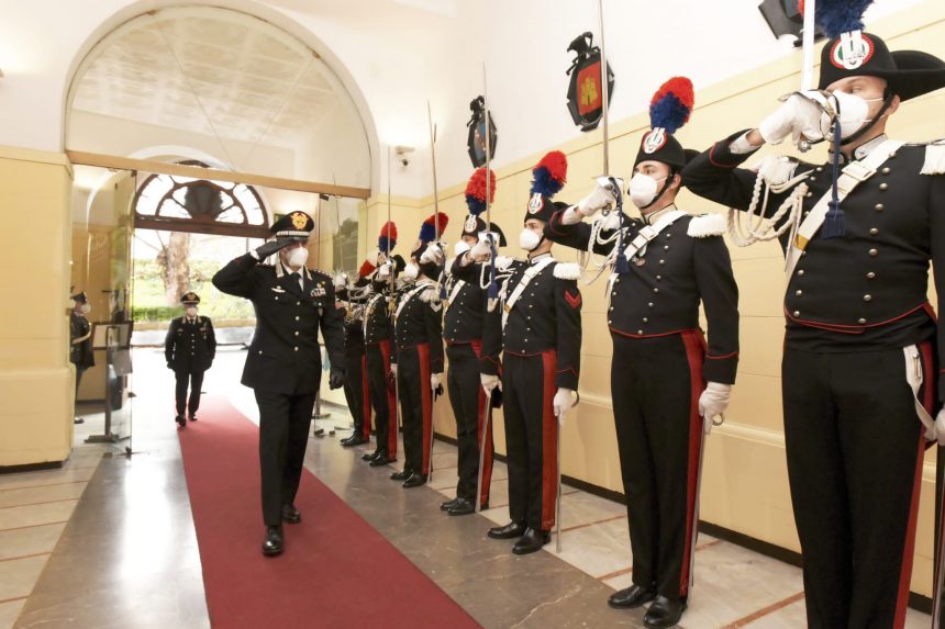 Visita a Palermo del comandante interregionale  dei Carabinieri Culqualber