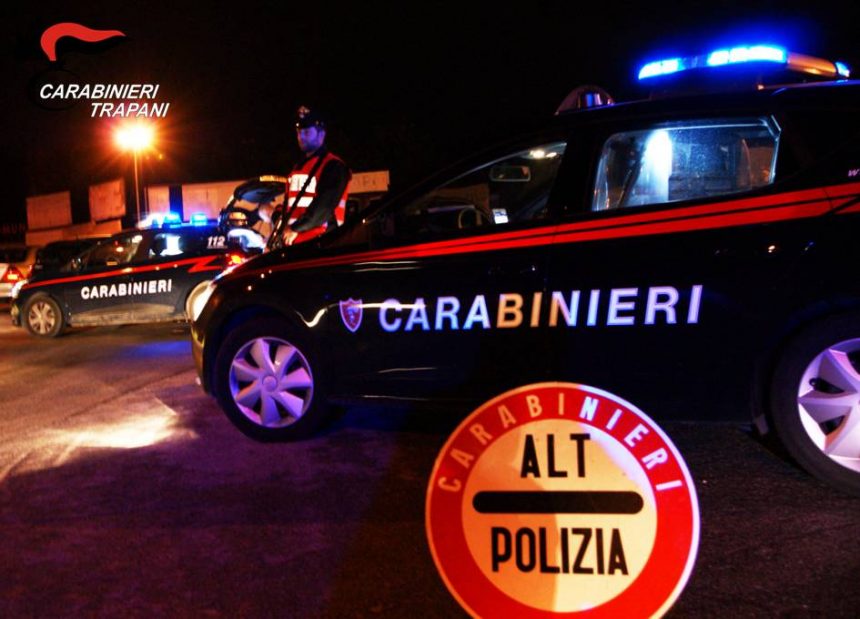 Custonaci. I Carabinieri intervengono per un incidente stradale ma un veicolo era rubato: denunciato un 54enne ubriaco