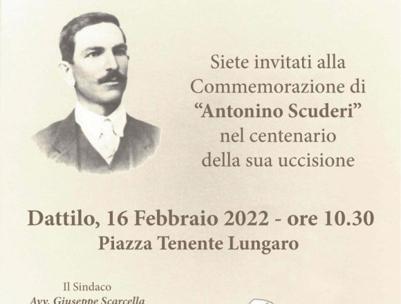 Paceco, si commemora Antonino Scuderi nel centenario della sua uccisione