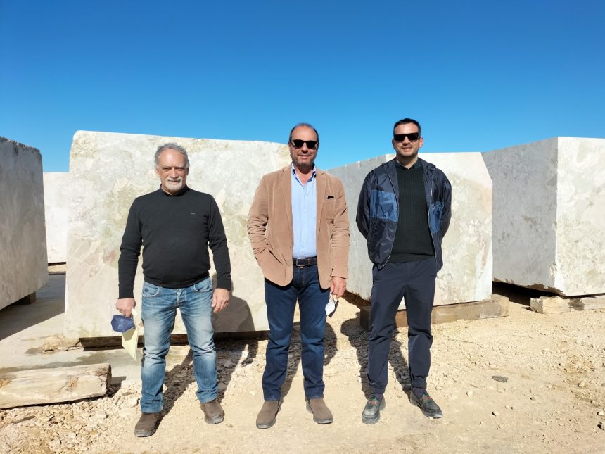 Marmo, Sicindustria e Regione in visita alle cave di Custonaci