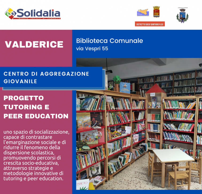 Domani apre a Valderice un Centro di aggregazione giovanile