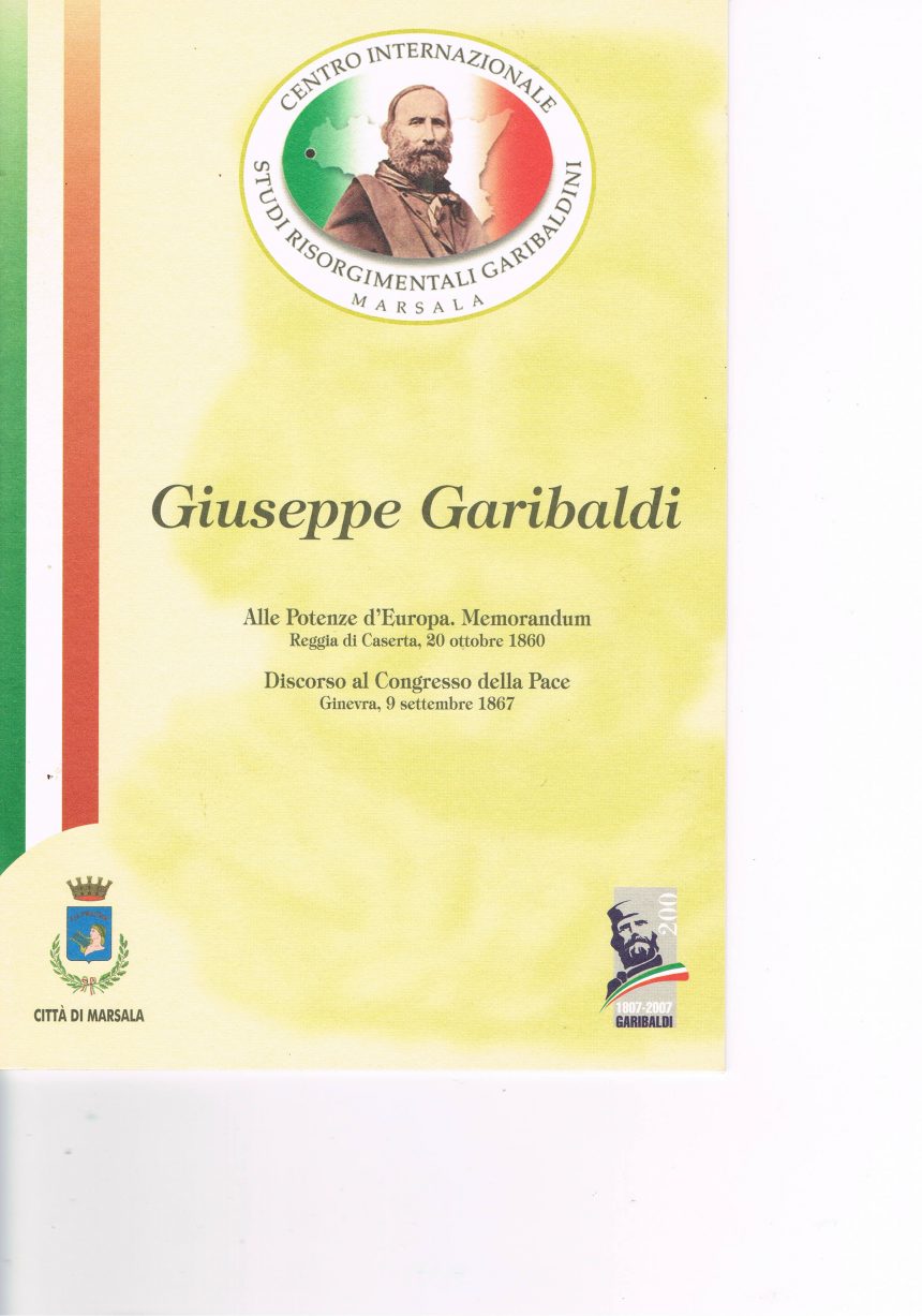 Il Centro Internazionale Studi Risorgimentali Garibaldini di Marsala contro la guerra in Ucraina