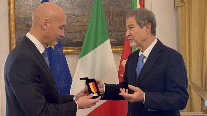 Regione, Medaglia d’oro al Valore civile di Musumeci all’astronauta Parmitano
