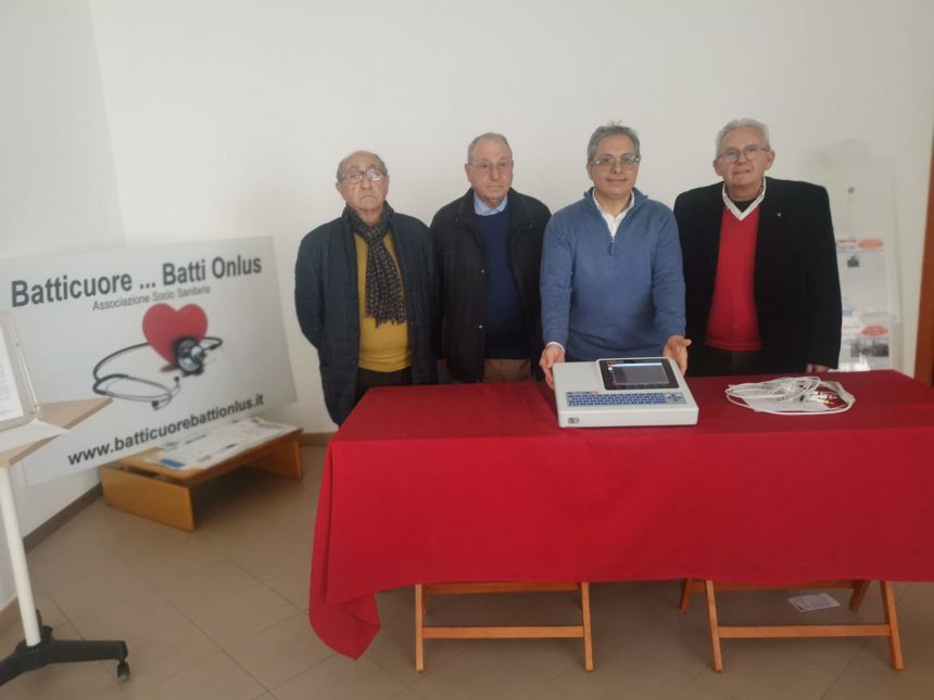 La Sigel dona un elettrocardiografo all’associazione Batticuore Batti Onlus di Marsala