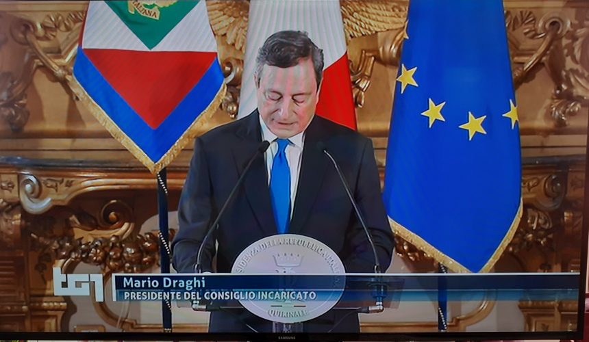 Draghi al telefono con Macron per le conseguenze della crisi in Ucraina sull’economia europea