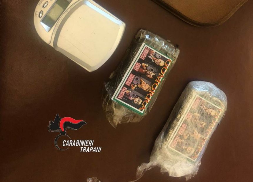 Trapani: spaccio di stupefacenti. Coppia in manette arrestati dai Carabinieri