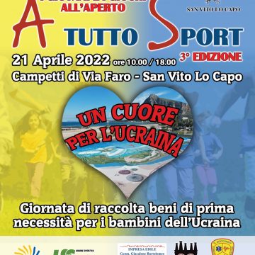 “A tutto sport”: giovedì giornata di raccolta di beni di prima necessità per i bambini dell’Ucraina