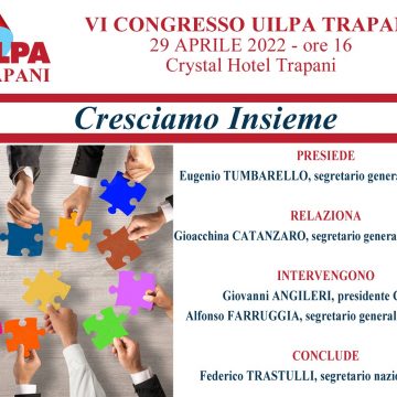 “Cresciamo insieme”: domani il congresso Uilpa Trapani 