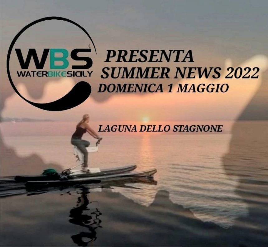 Allo Stagnone di Marsala arriva la Water Bike. L’inaugurazione il primo maggio