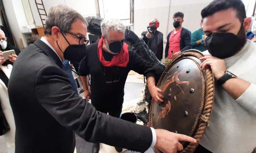 Catania, Musumeci all’Accademia di Belle Arti: «L’ex Vittorio Emanuele ospiterà i laboratori»
