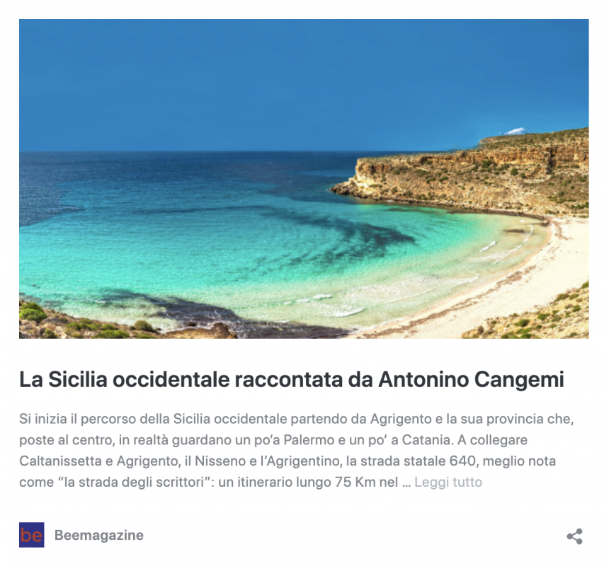 La Sicilia occidentale raccontata da Antonino Cangemi