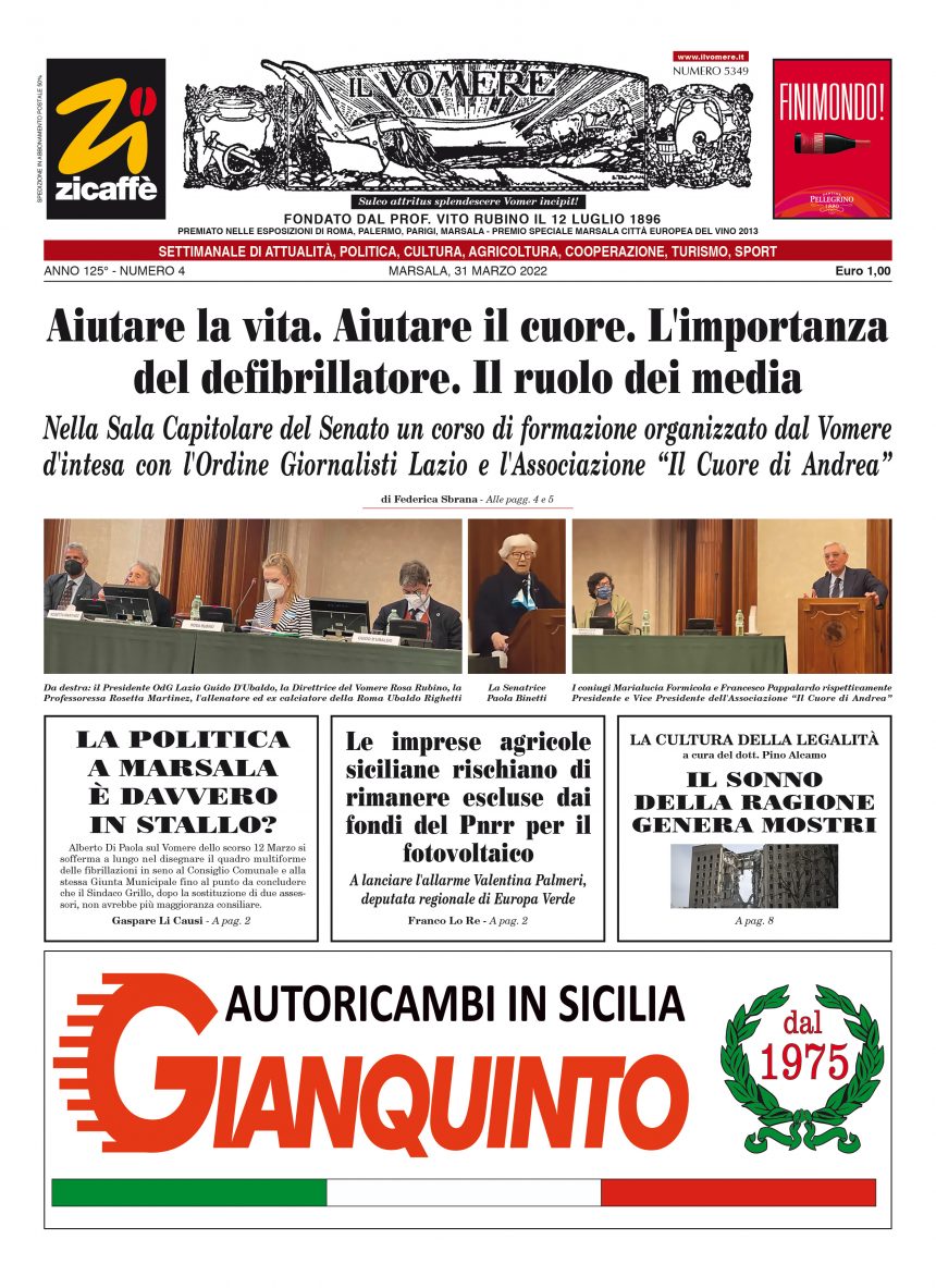 Siamo in edicola con il Vomere