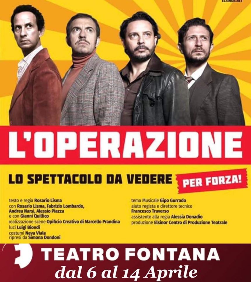 Dal 6 al 14 aprile Teatro Fontana