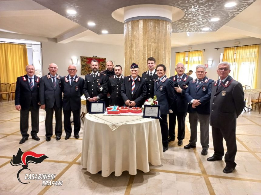 I Carabinieri e il Comune di Marsala festeggiano i 100 anni del vice brigadiere Michele Di Figlia