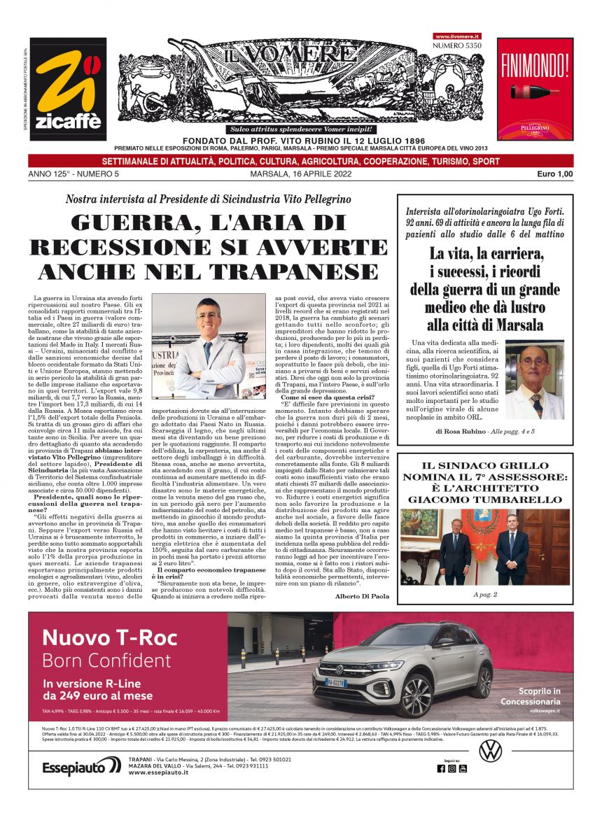 In edicola il Vomere