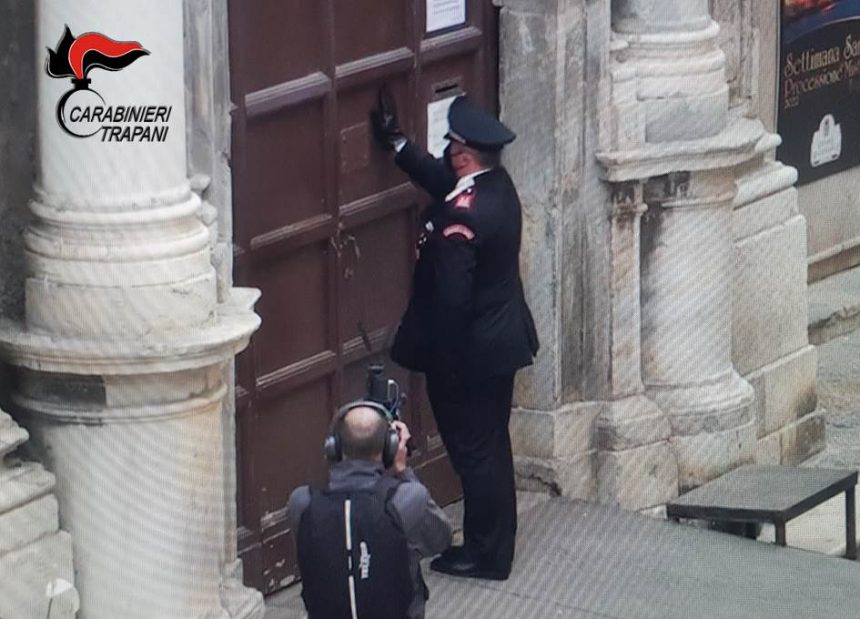 I Misteri di Trapani, il comandante della Stazione Carabinieri di Trapani avvia la tradizionale processione dei Misteri