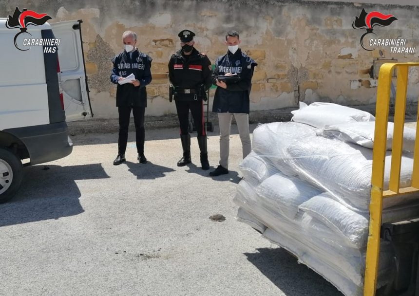 Donazione in beneficenza di alimenti sequestrati dai Carabinieri