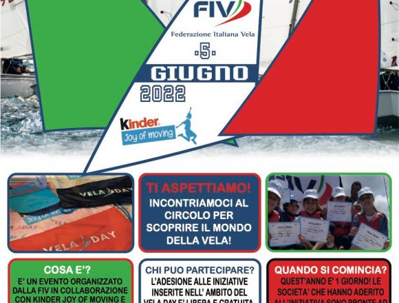 Domenica 5 giugno Vela Day al Circolo Velico Marsala Domenica 5 giugno Vela Day al Circolo Velico Marsala