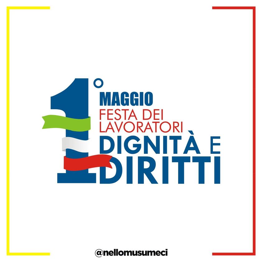 1° Maggio, Musumeci:” Non un festival della retorica, ma un modo per garantire a tutti i lavoratori dignità e diritti”