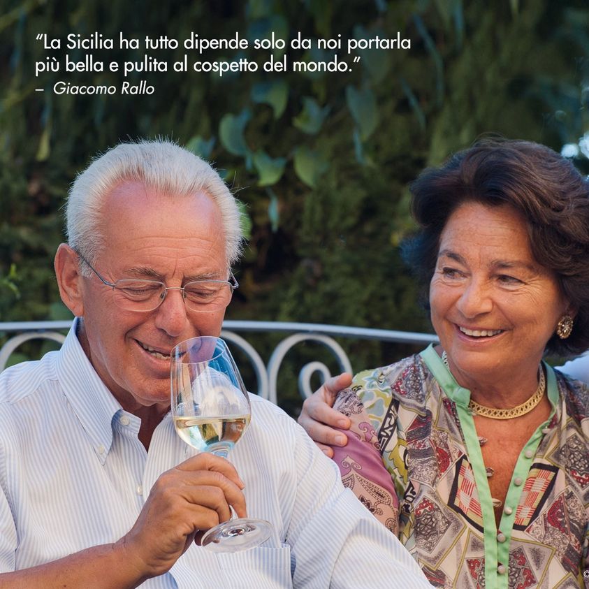 In ricordo del grande imprenditore marsalese Giacomo Rallo fondatore insieme alla moglie Gabriella dell’azienda vinicola Donnafugata