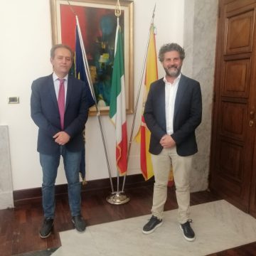Primo incontro fra il sindaco Massimo Grillo e il suo neo collega di Petrosino, Giacomo Anastasi