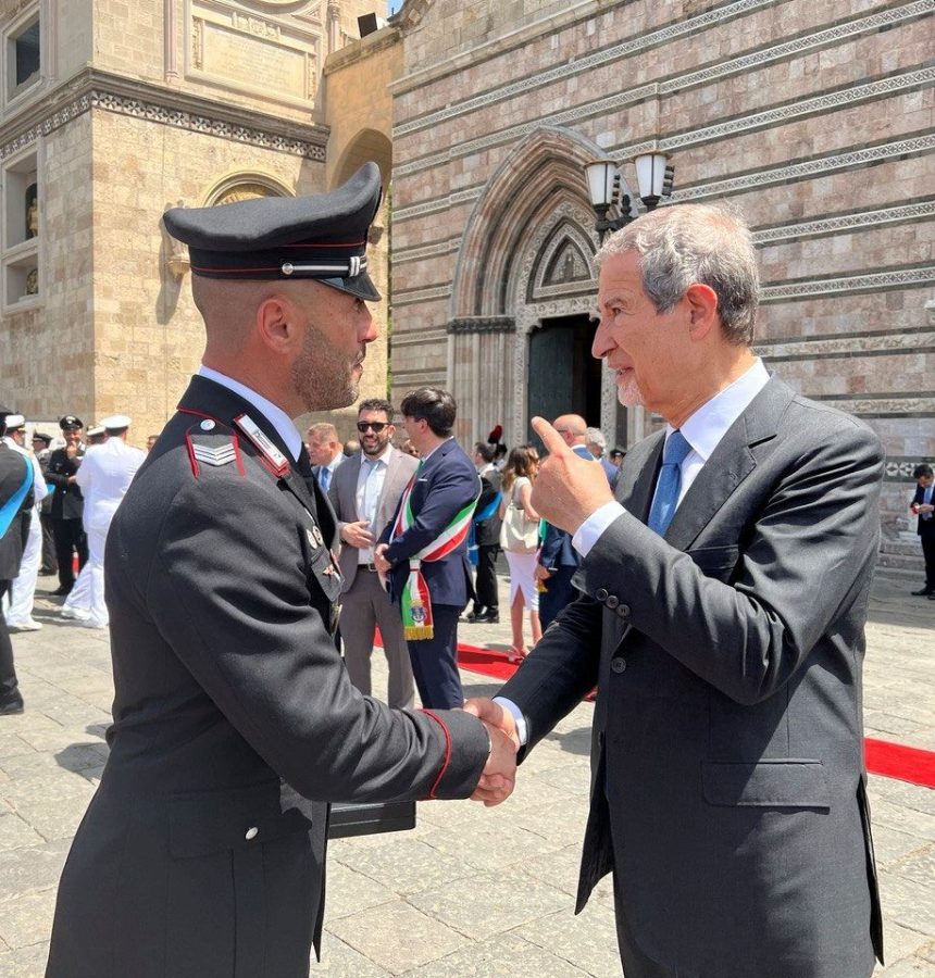 Carabinieri, Musumeci alla cerimonia per i 208 anni: «I siciliani grati all’Arma»