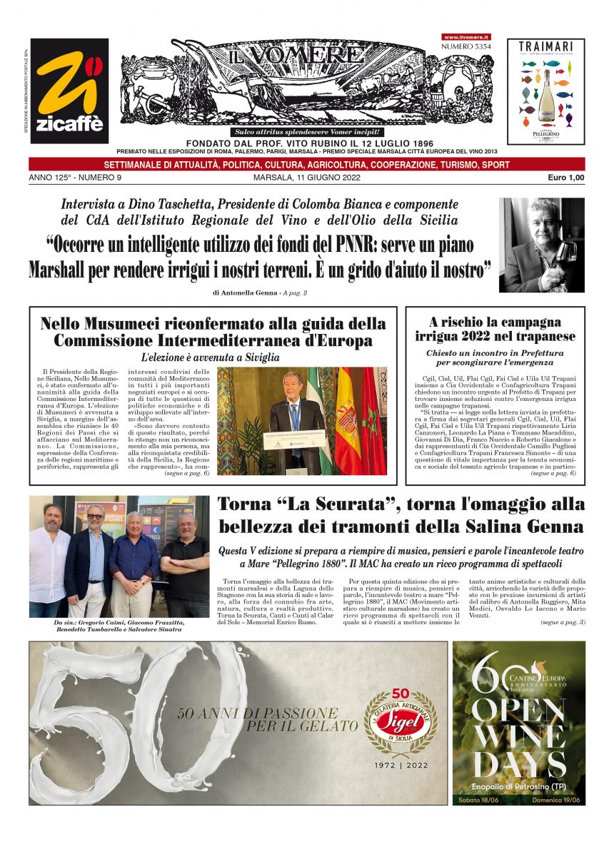 Siamo in edicola con il Vomere