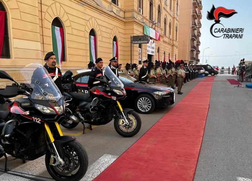 Trapani: 208° Anniversario della fondazione dell’Arma dei Carabinieri