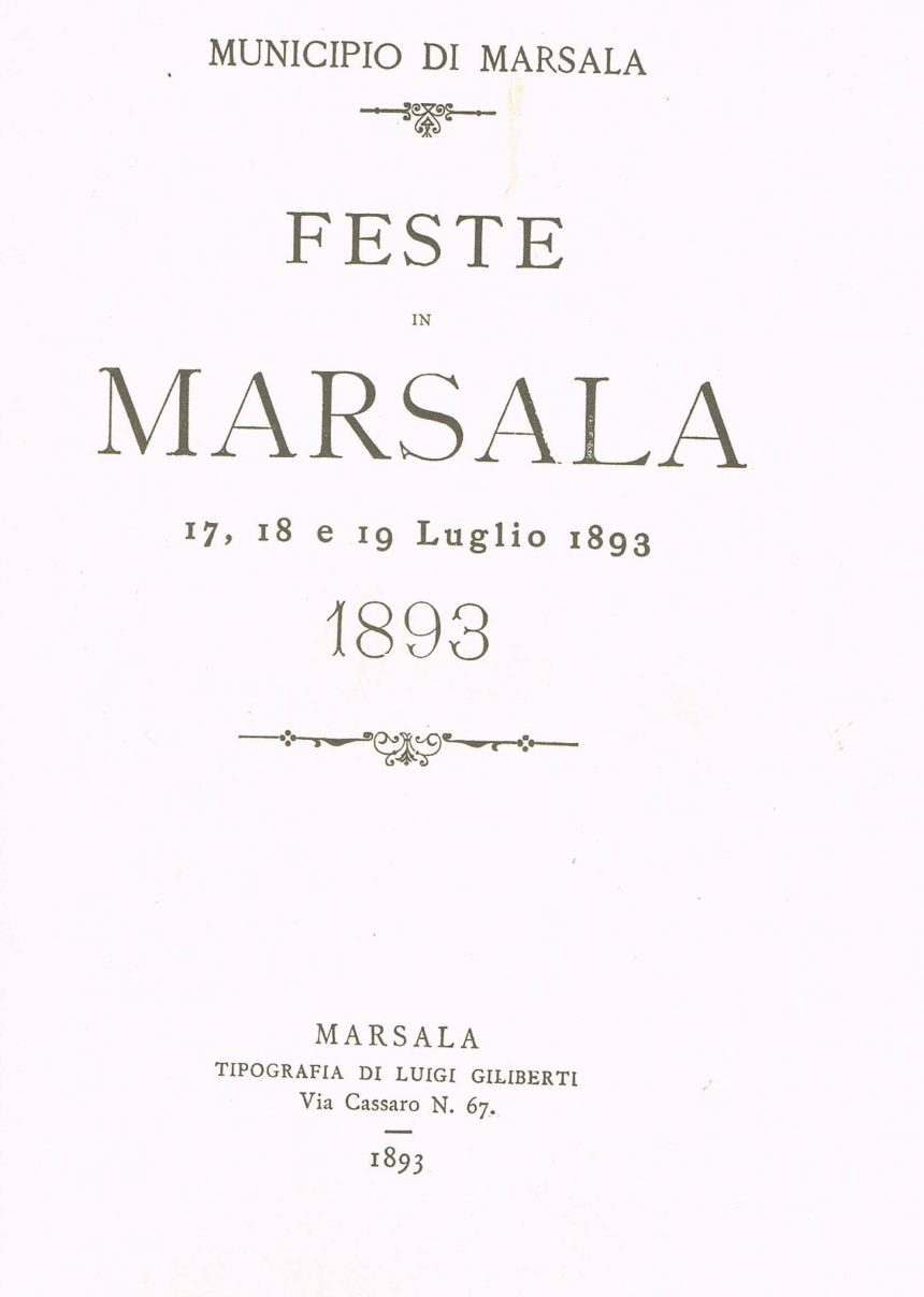 Cosa accadeva in questi giorni in Marsala 129 anni fa…Per riflettere sul futuro auspicabile di questa città…