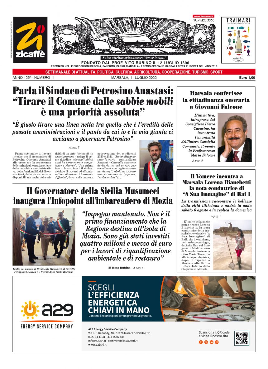 Siamo in edicola con il Vomere