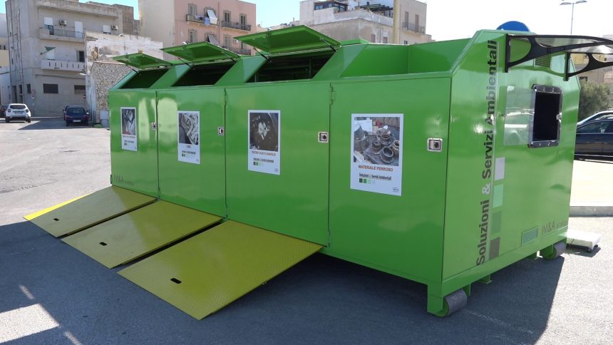 La nuova isola ecologica nel porto peschereccio di Trapani. Sarà al servizio della flotta peschereccia del capoluogo