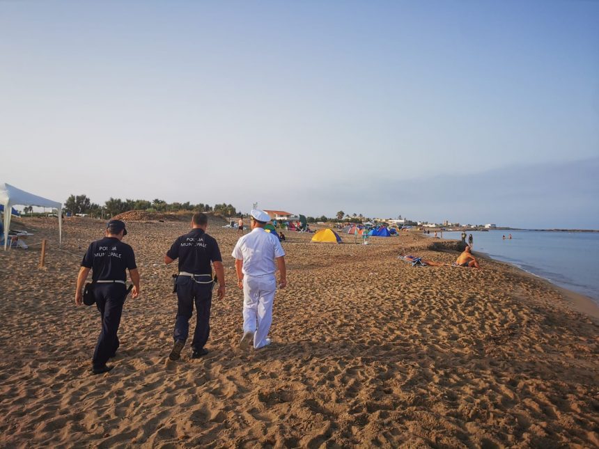 Marsala “ferragosto sicuro”, Polizia municipale e Capitaneria di porto in sinergica attività di pattugliamento dell’arenile
