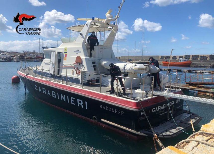 Controlli in mare, elevate 11 sanzioni amministrative dai carabinieri a Pantelleria