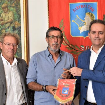 L’amministrazione Grillo incontra Andrea Alagna campione regionale di tiro con l’arco