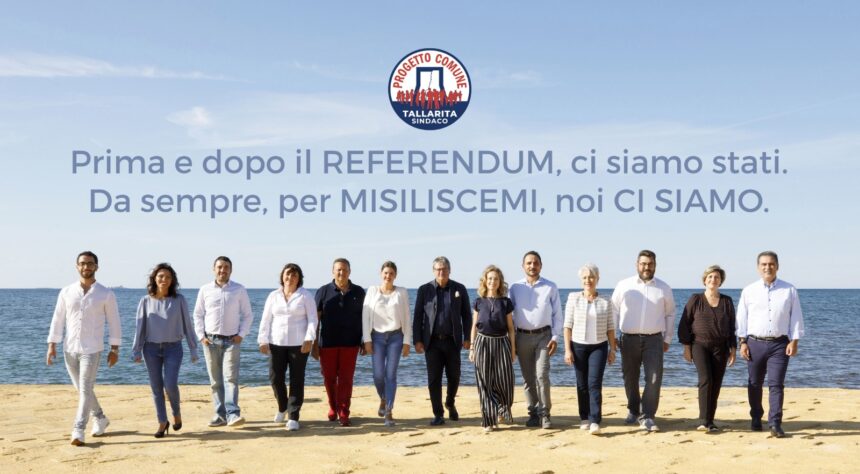Misiliscemi, presentati la lista e il programma del movimento “Progetto Comune” e del candidato sindaco Tallarita