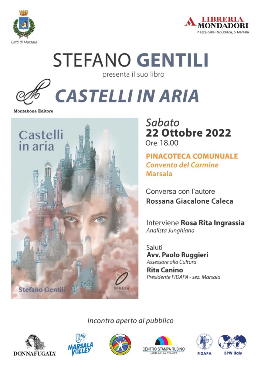 Stefano Gentili presenta il suo libro “Castelli in aria” a Marsala