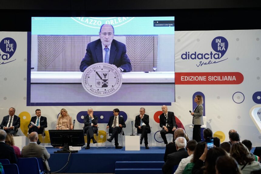 Istruzione, Schifani a Fiera Didacta Sicilia: «Cogliere la sfida dell’innovazione»