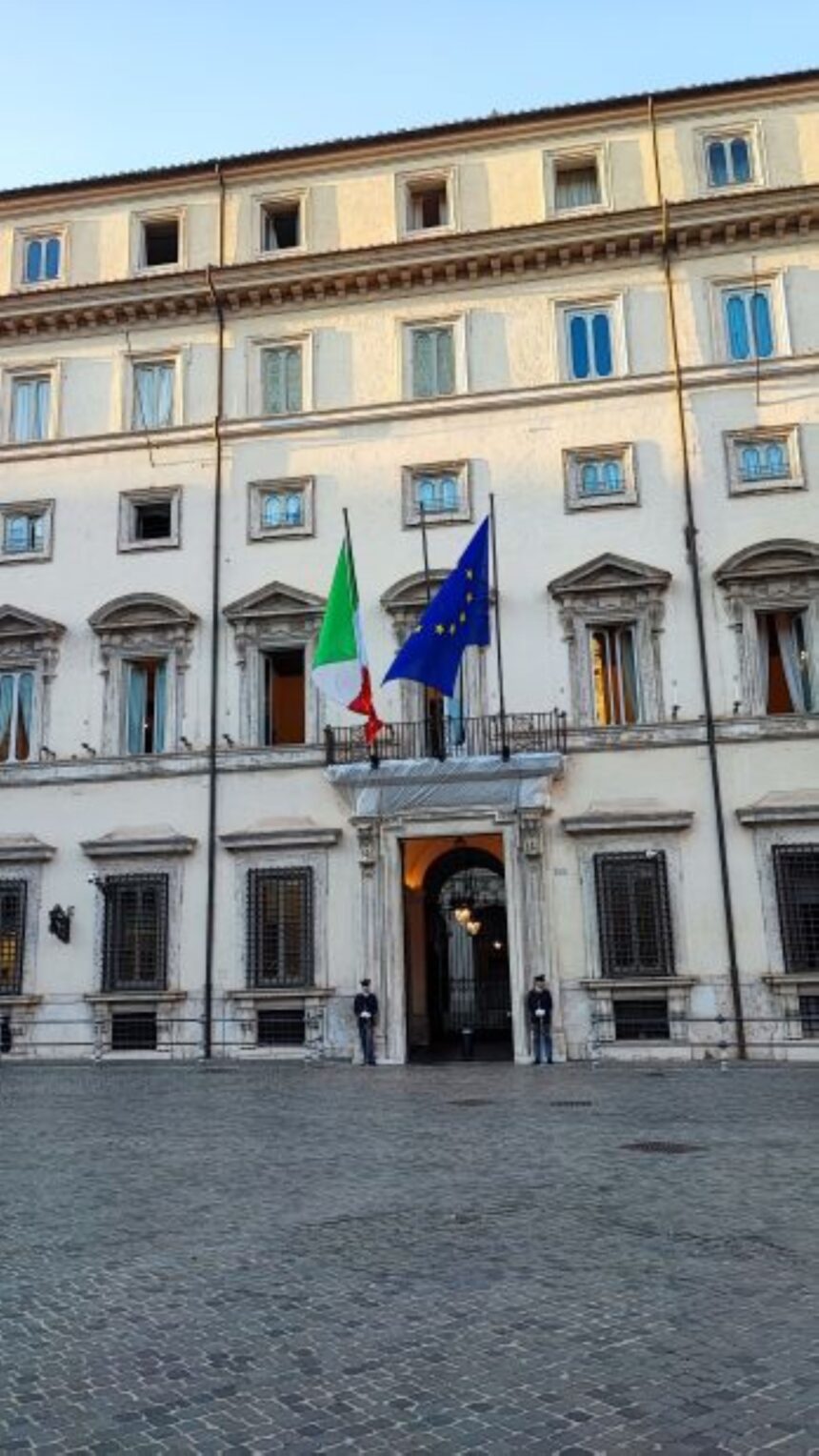 Palazzo Chigi, oggi misure urgenti divieti di concessione  benefici penitenziari nei confronti di detenuti che non collaborano e obblighi di vaccinazione