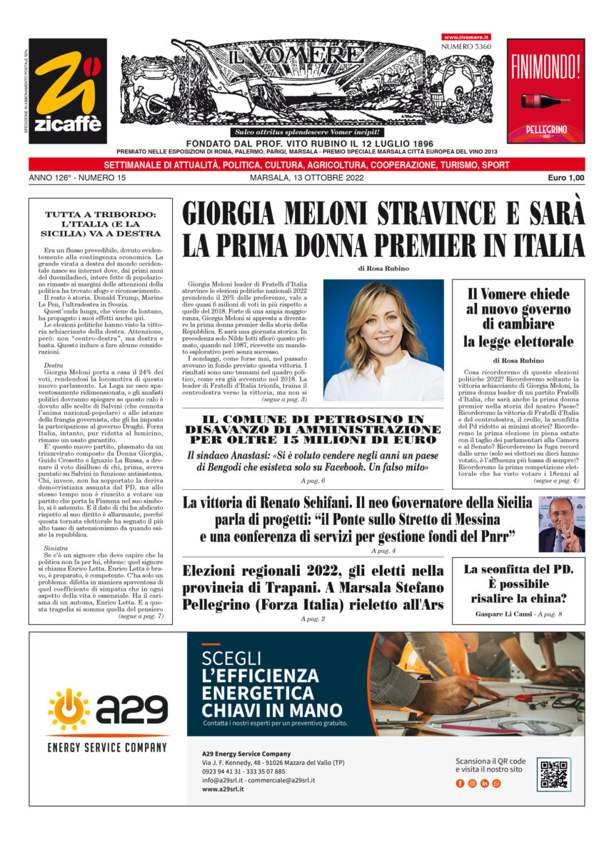 Siamo in edicola con il nuovo numero del Vomere